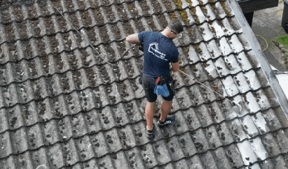 Takbehandling - algbehandling och impregnering